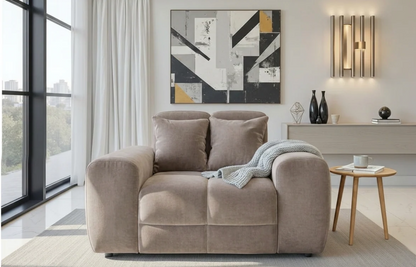 Jacob Sofa Latte Armchair