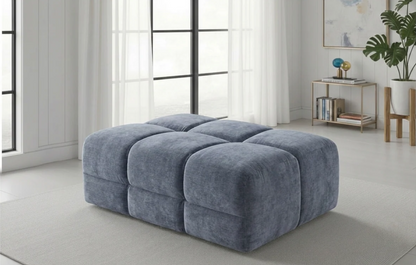 Jacob Sofa Grey Footstool