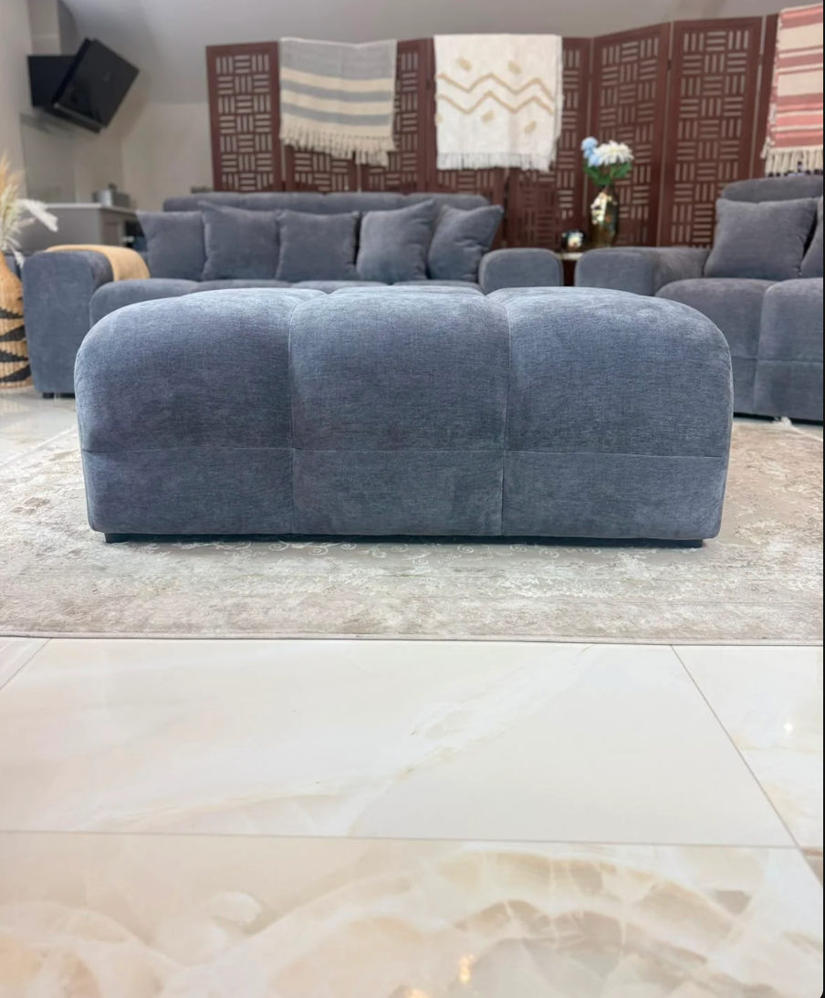 Jacob Sofa Grey Footstool