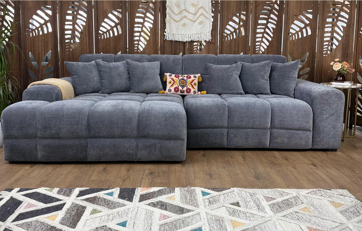 Jacob Sofa Grey Left Hand Facing Corner
