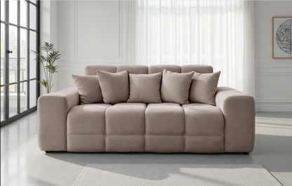 Jacob Sofa Latte 3 Seater