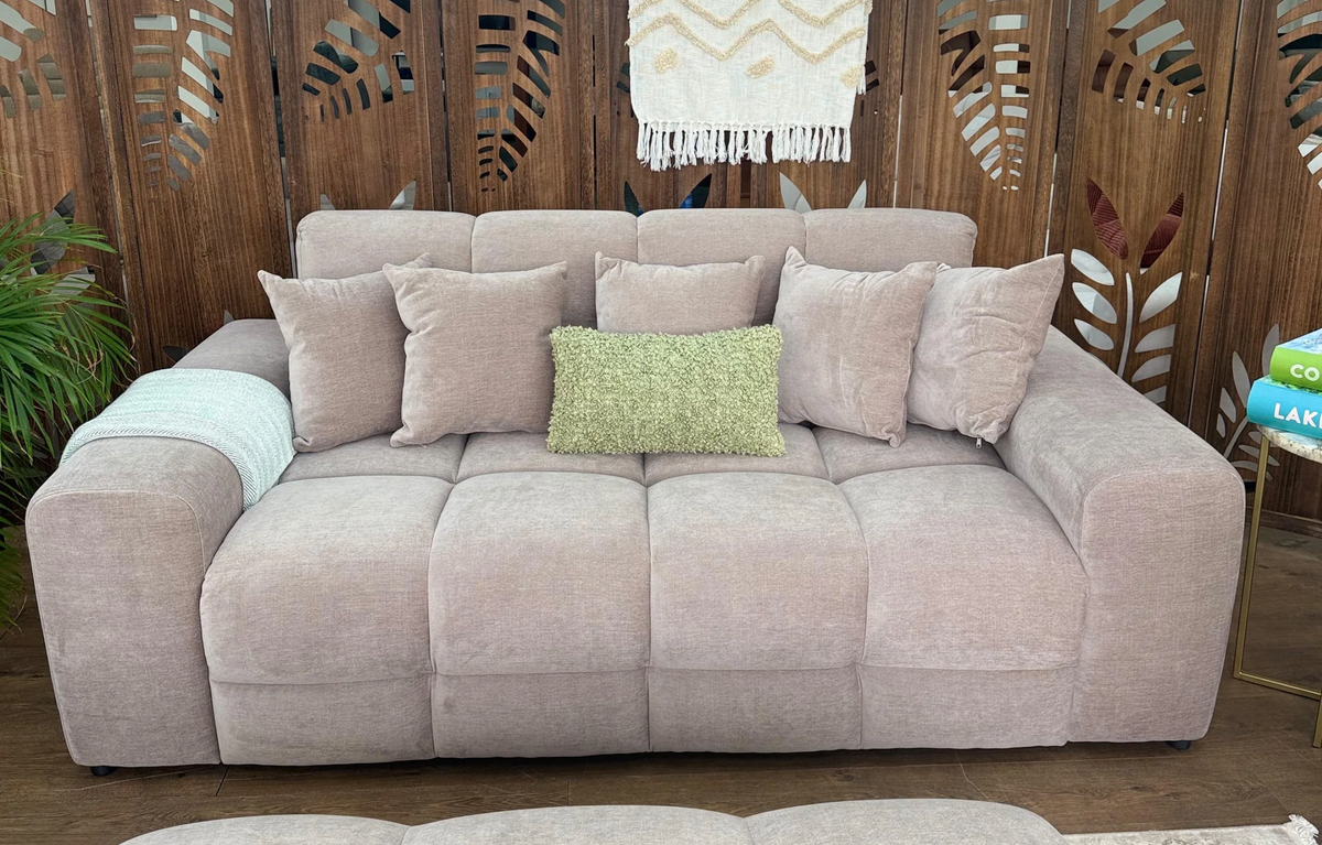 Jacob Sofa Latte 3 Seater