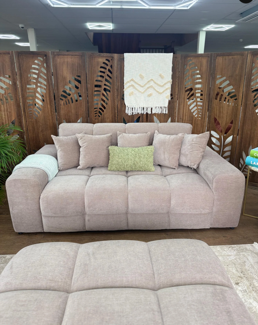 Jacob Sofa Latte 3 Seater
