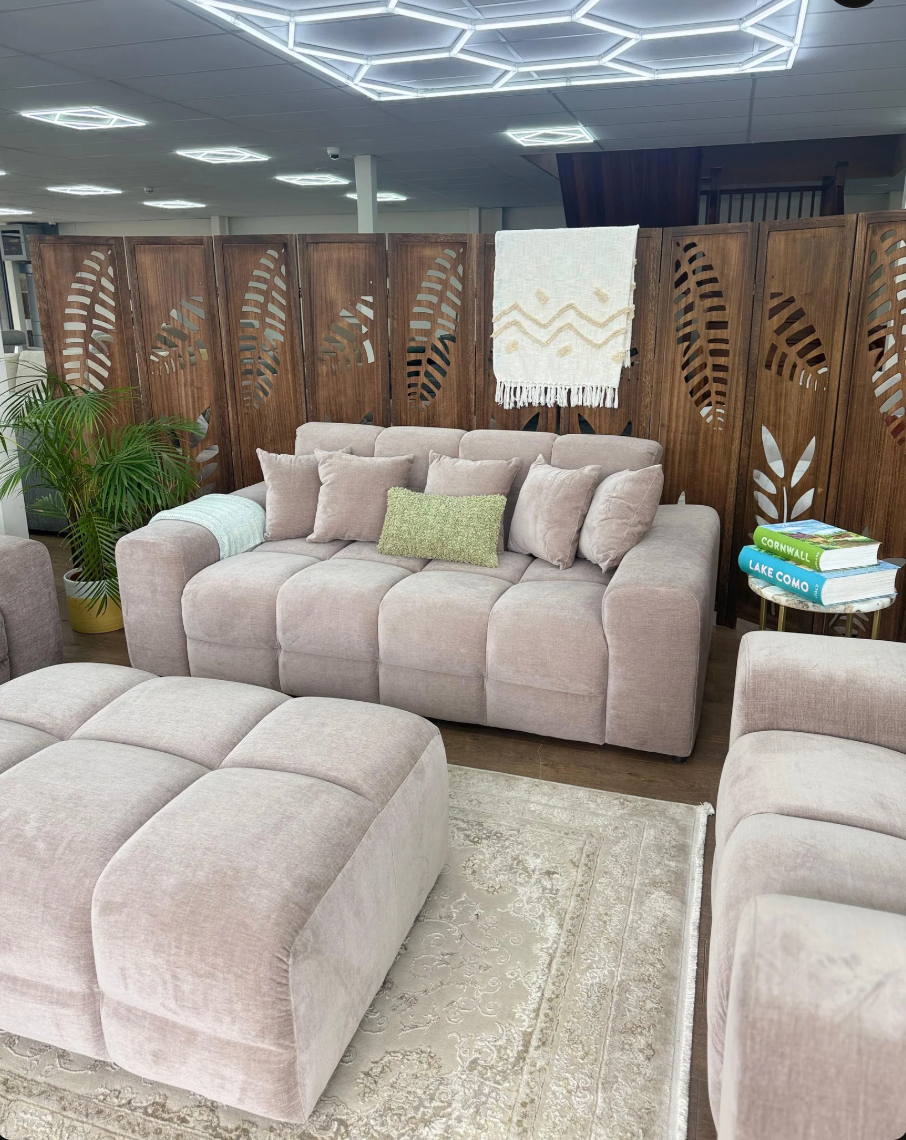 Jacob Sofa Latte 3 Seater