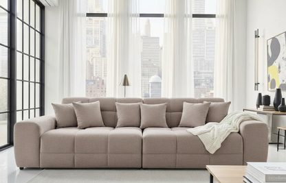Jacob Sofa Latte 4 Seater