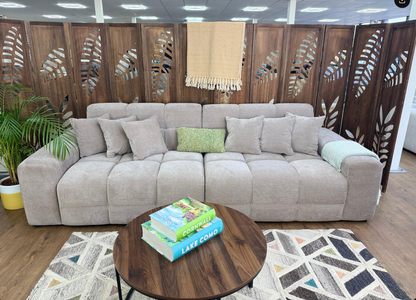 Jacob Sofa Latte 4 Seater
