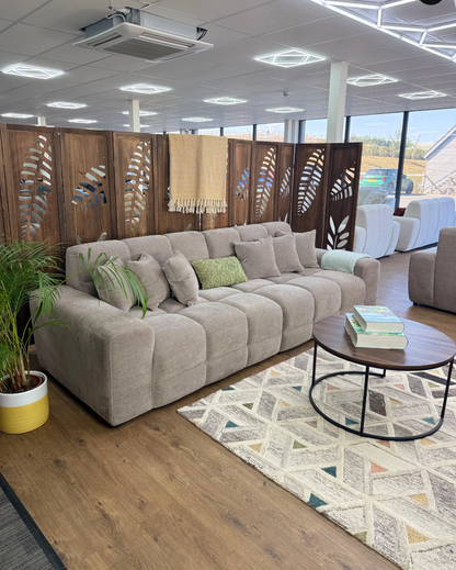 Jacob Sofa Latte 4 Seater