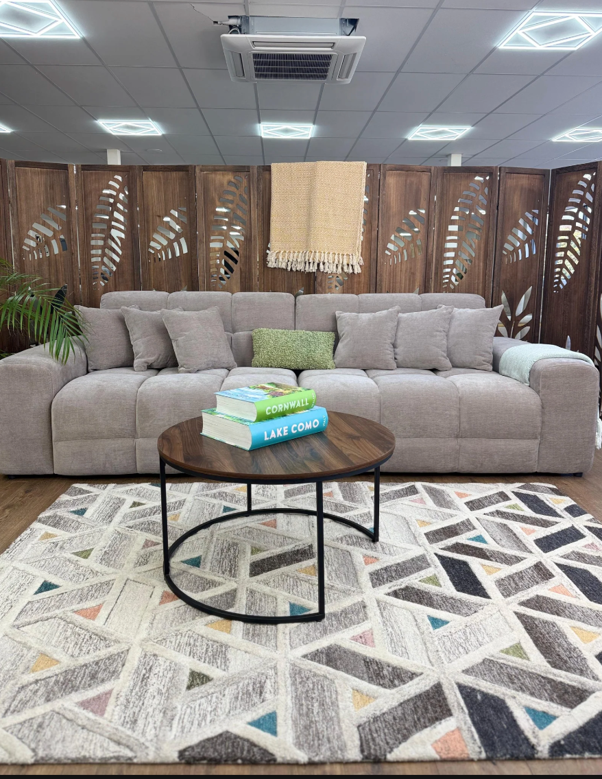 Jacob Sofa Latte 4 Seater
