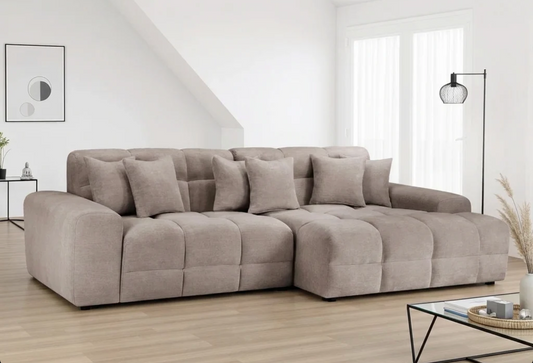 Jacob Sofa Latte Right Hand Facing Corner
