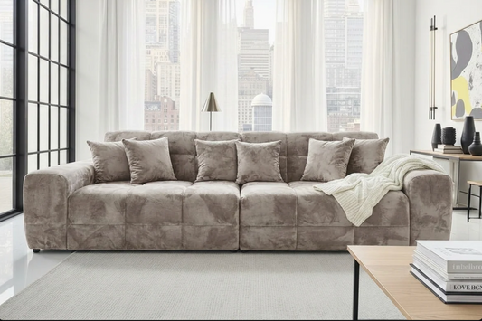 Jacob Sofa Mocha 4 Seater