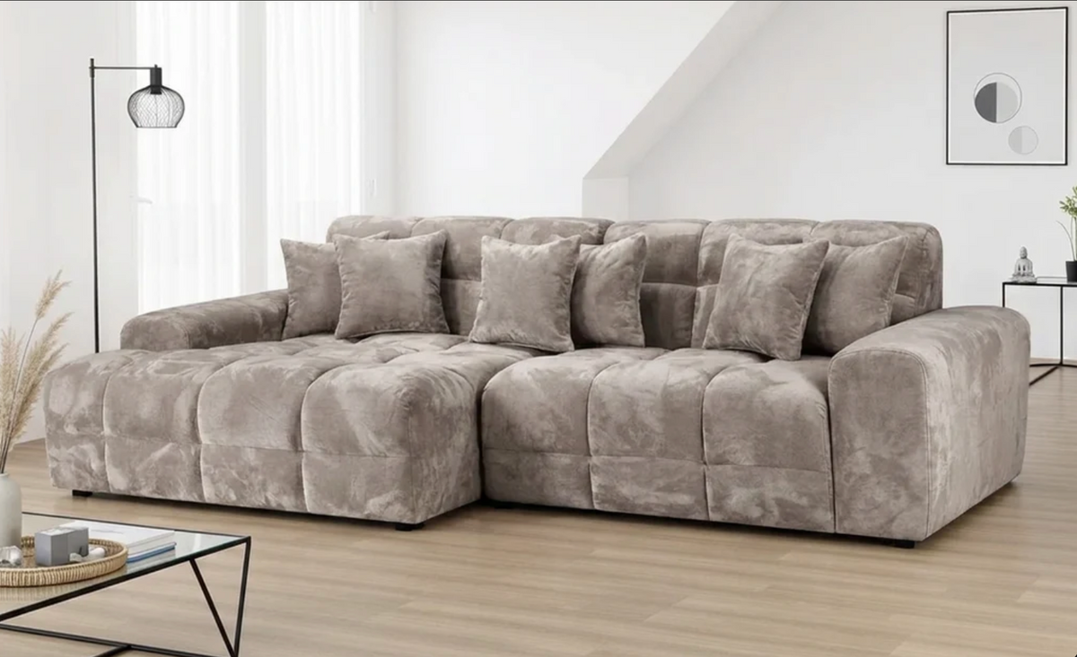 Jacob Sofa Mocha Left Hand Facing Corner