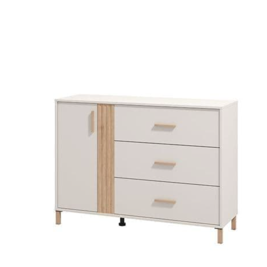 Granada Cashmere And Artisan Oak Effect Chest Of Drawers