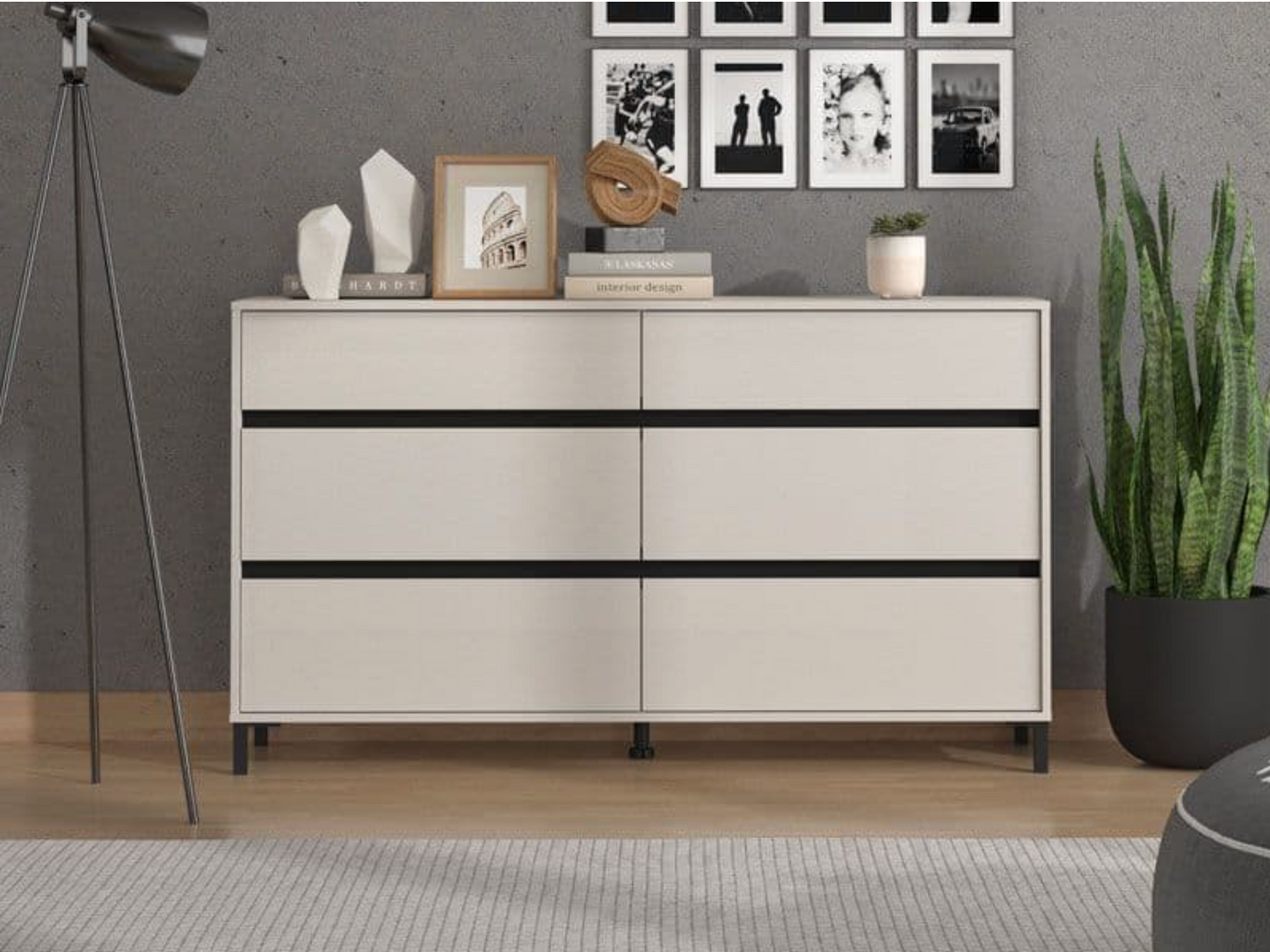 Zavaro Cashmere Wide Chest Of Drawers