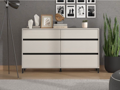 Zavaro Cashmere Wide Chest Of Drawers