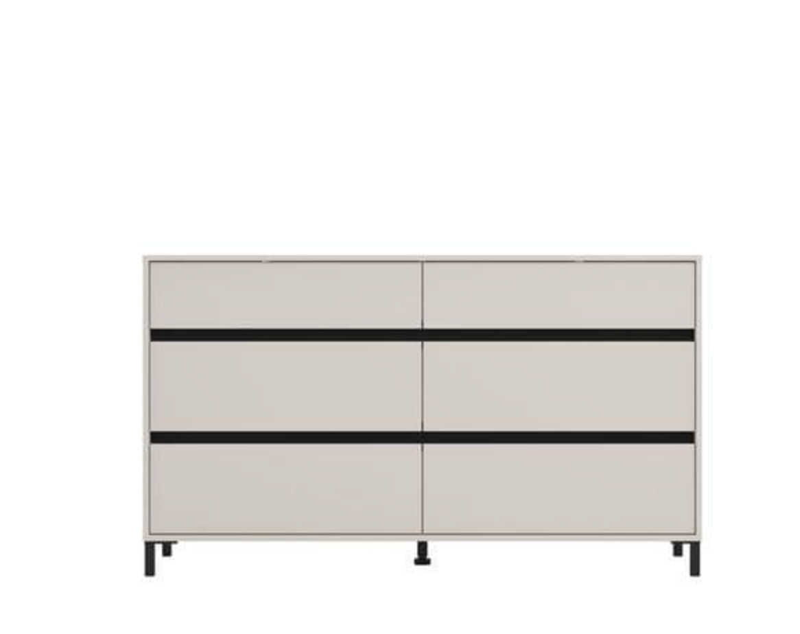 Zavaro Cashmere Wide Chest Of Drawers