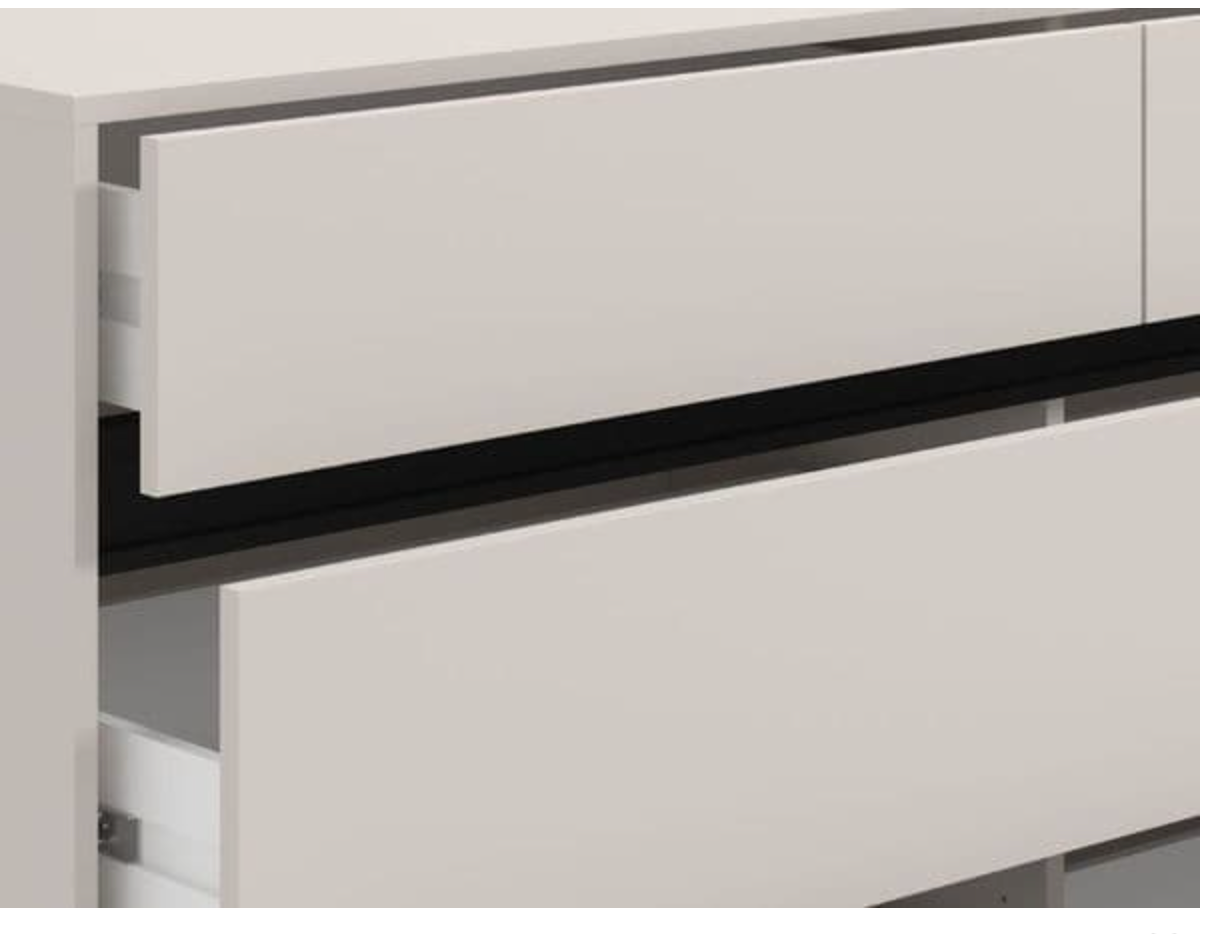 Zavaro Cashmere Wide Chest Of Drawers