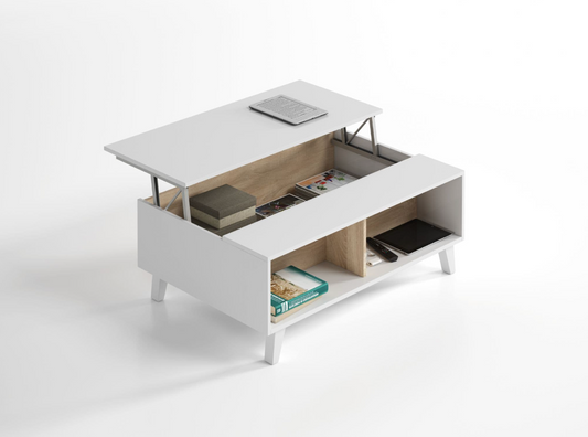 Toris Coffee Table Oak and White