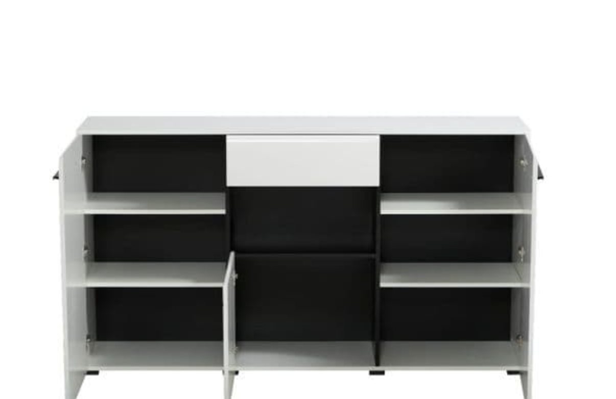 Terrento White Gloss Tall Sideboard
