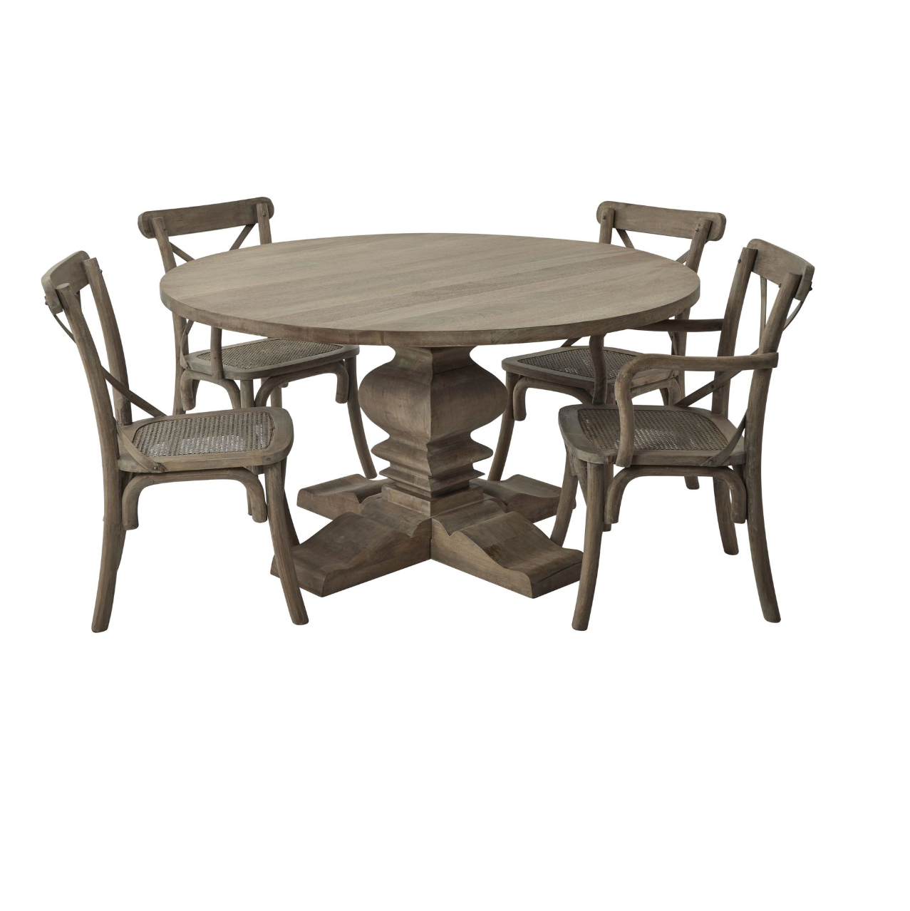 Copgrove Collection Round Pedestal Dining Table