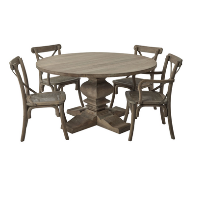 Copgrove Collection Round Pedestal Dining Table