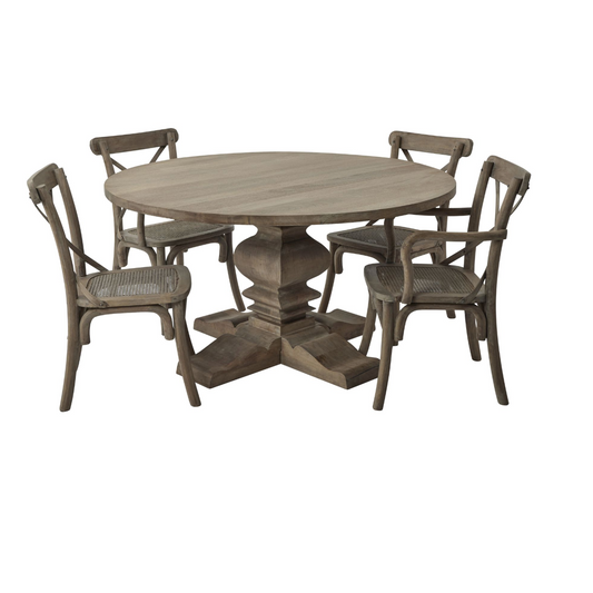Copgrove Collection Round Pedestal Dining Table