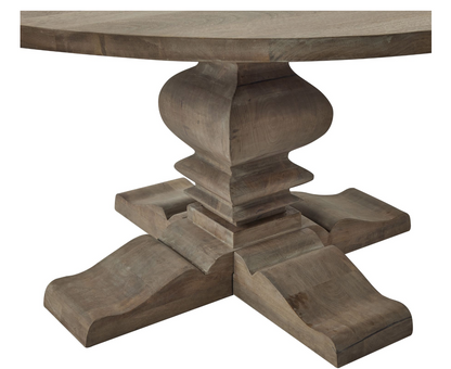 Copgrove Collection Round Pedestal Dining Table