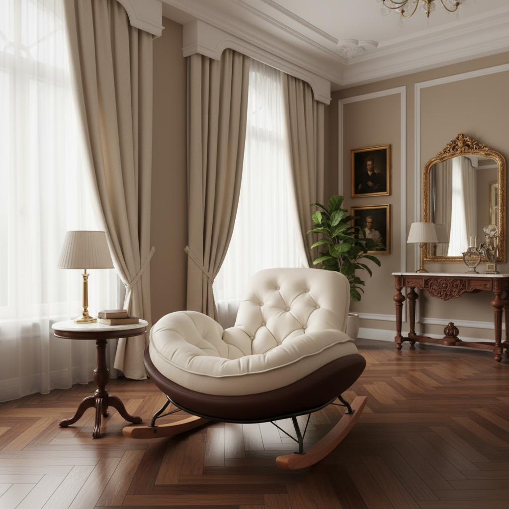 Honeycomb Rocking Chair Luxury Penguin Style