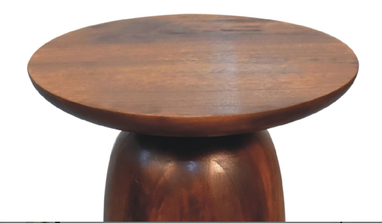Little Woodsmith Side Table | Solid Mango Wood | Chestnut Finish