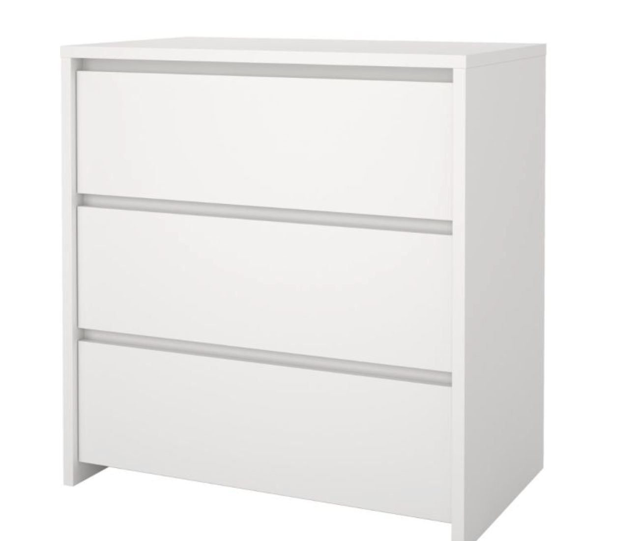 Next Chest of Drawers – 3 Drawer | White Modern Bedroom Storage