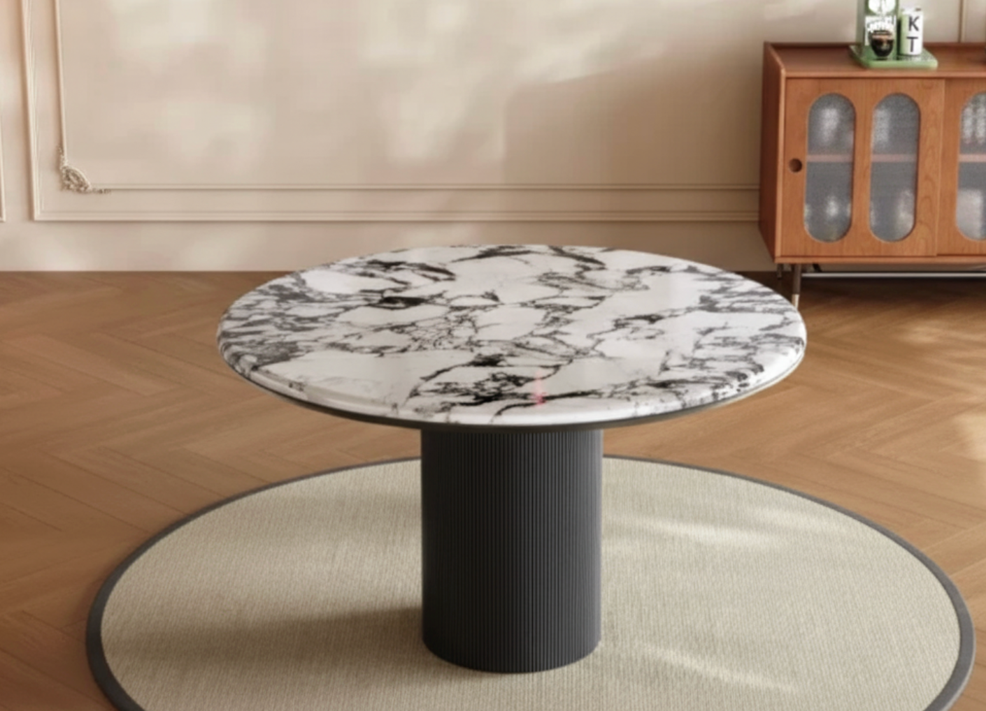 Luxury Round Marble Dining Table