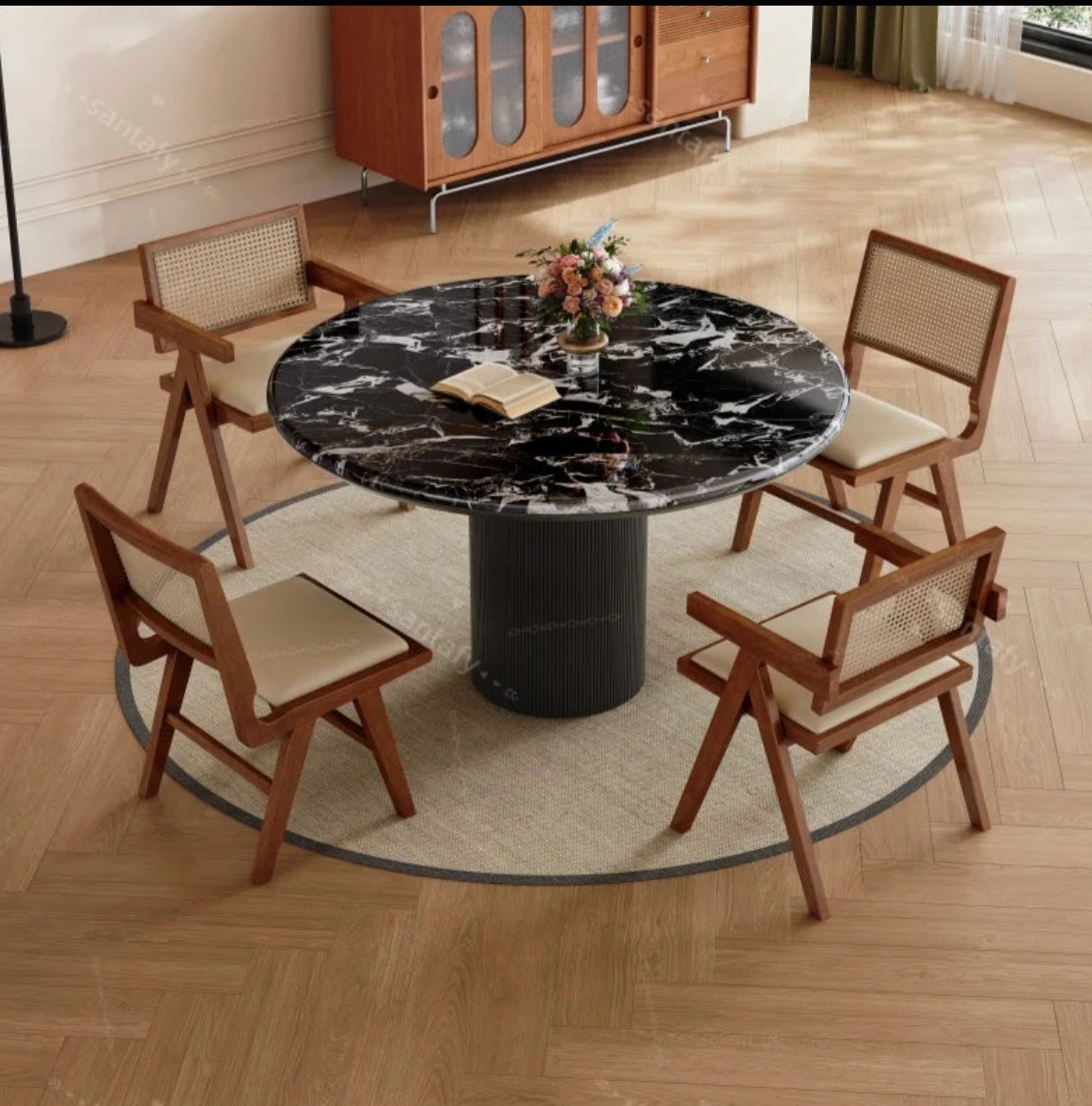 Luxury Round Marble Dining Table