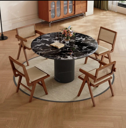 Luxury Round Marble Dining Table