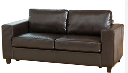 Milano Leather Look Compact 2 Seater Sofa