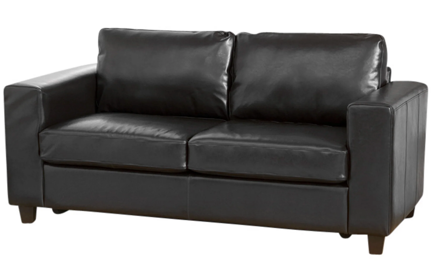 Milano Leather Look Compact 2 Seater Sofa
