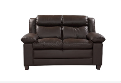 Urban Leather Look 2 Seat Sofa