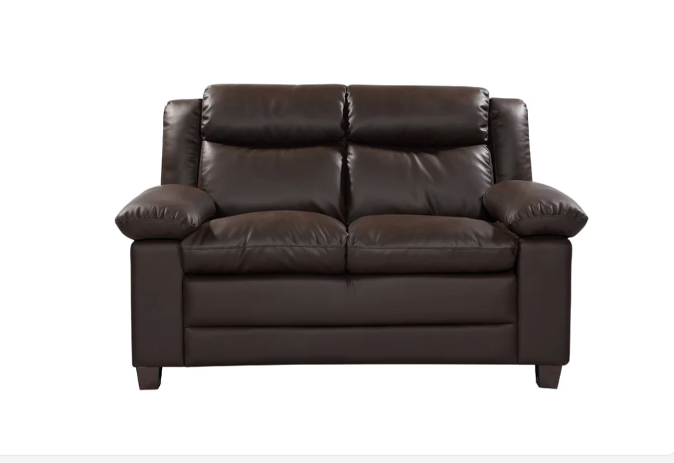 Urban Leather Look 2 Seat Sofa