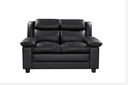 Urban Leather Look 2 Seat Sofa