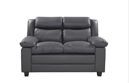 Urban Leather Look 2 Seat Sofa