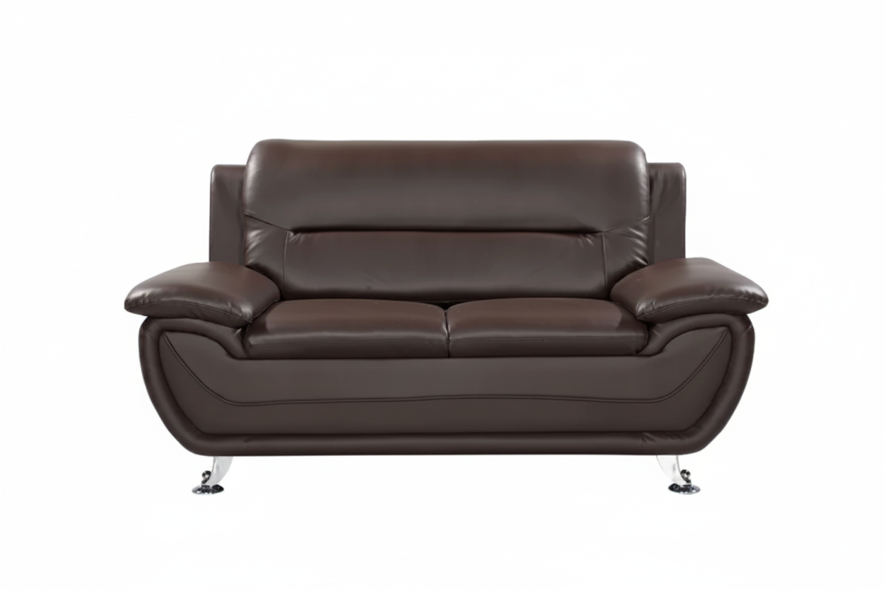 Oxford Faux Leather 2 Seat Sofa