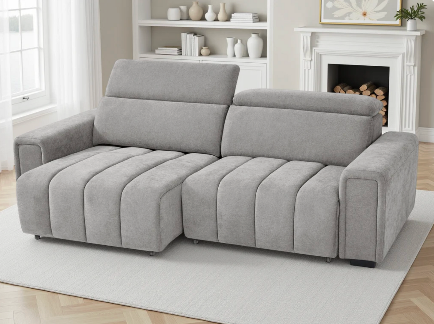 Molly Electric Sofabed Grey 3 Seater