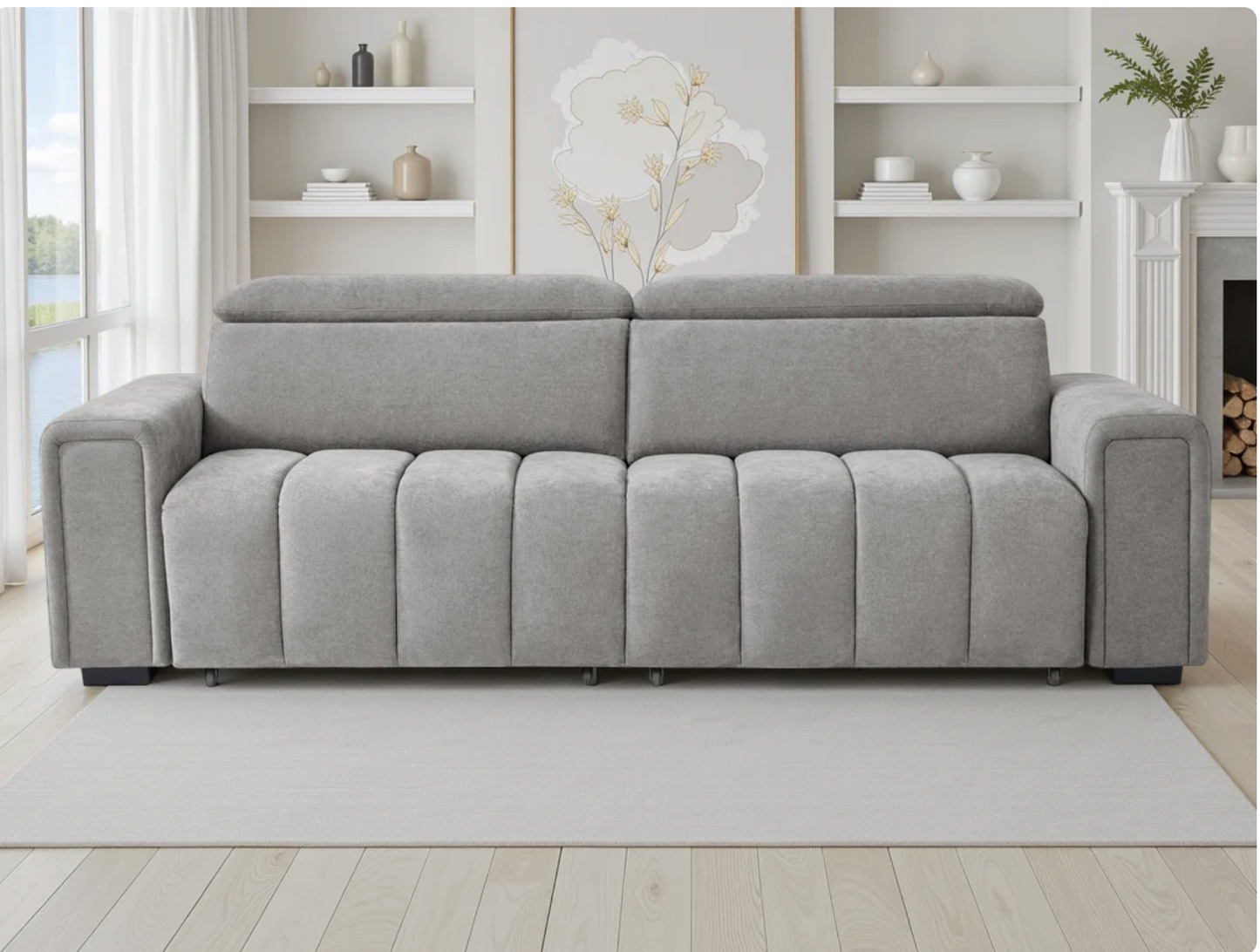 Molly Electric Sofabed Grey 3 Seater