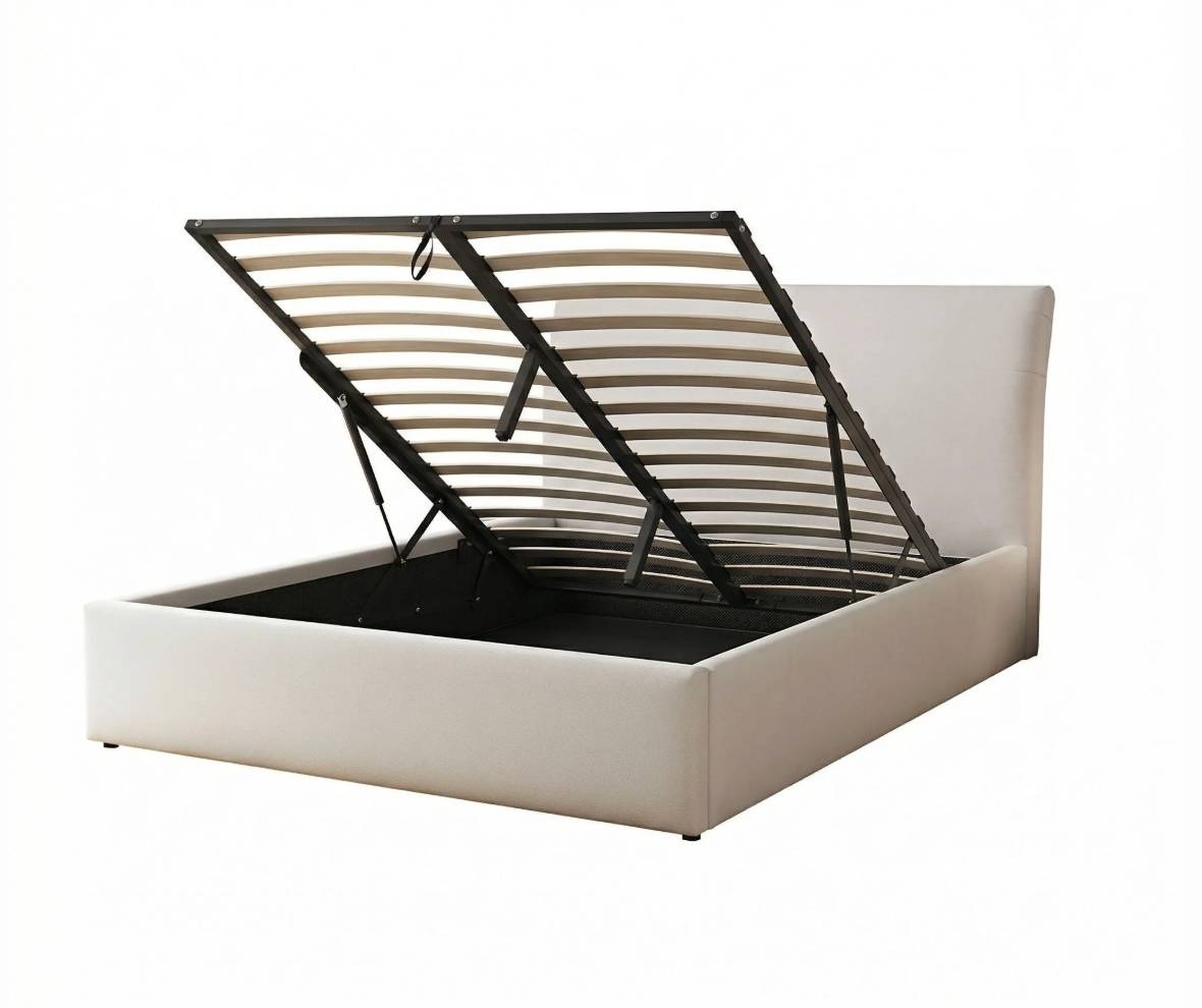 King Fabric Ottoman Bed Frame