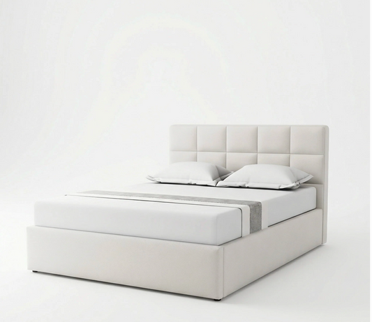 King Fabric Ottoman Bed Frame