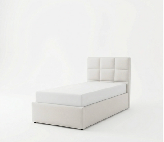 Single Fabric Ottoman Bed Frame