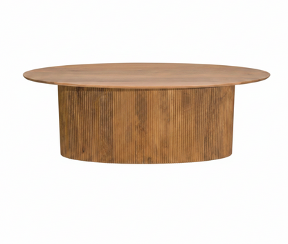 Torello Mango Wood Oval Dining Table