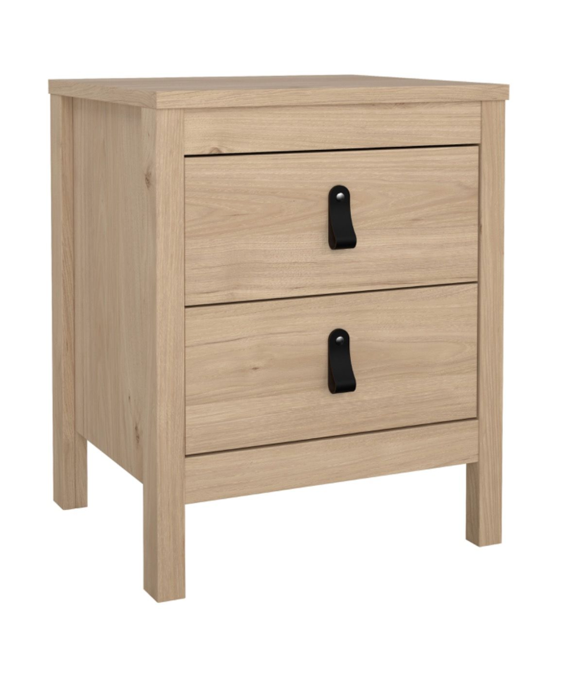 Barcelona 3 Piece Bedroom Furniture Set in Jackson Hickory Oak