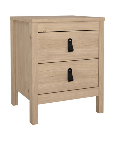 Barcelona 3 Piece Bedroom Furniture Set in Jackson Hickory Oak