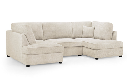 Carnaby Sofa Boucle Beige U Shape Corner