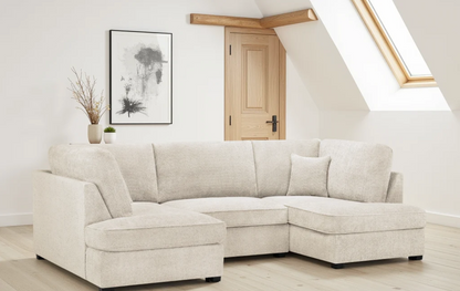 Carnaby Sofa Boucle Beige U Shape Corner