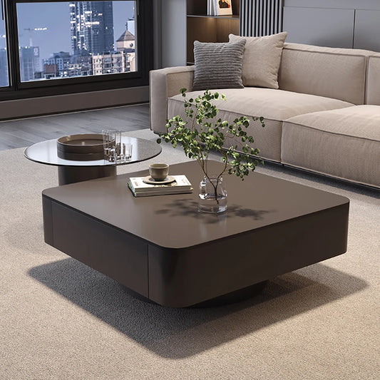 Luxury Nordic Coffee Table – Modern Glam Square Table with Unique Designer Style